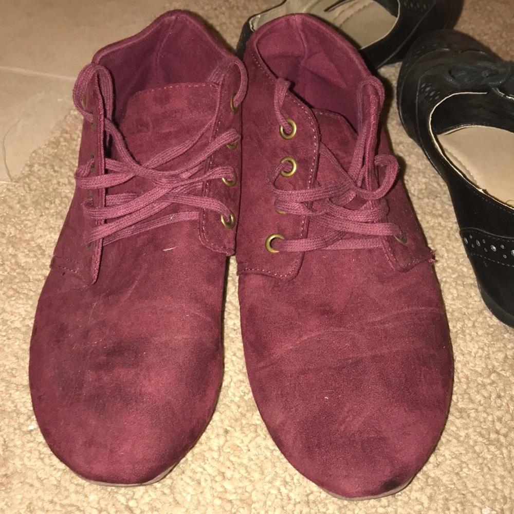Booties never worn